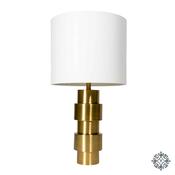Jean Gold Metal Cylinder Table Lamp H61cm image
