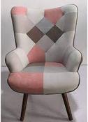Patchwork Chair Pink image