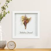 Flower Plaque Fabulous Friend 20x20x4cm