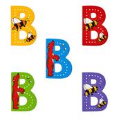 CAPITAL B   bee  bear
