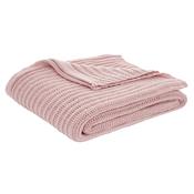 Chunky Knit Blush Throw 125X150cm image