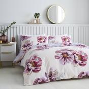 Lansfield Cecilia Floral Purple Double Duvet Set image