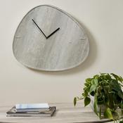Grey Oak Veneer Tear Wall Clock 43.5×51.5cm image