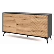 Diamond Large Sideboard 154cm Oak Evoke KD image