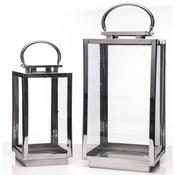 Silver Lanterns Set of 2 Square image