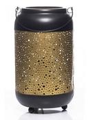 Lantern Lamp Metal Black and Gold image