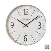 Chrome Modern Wall Clock D50cm image