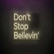 Dont Stop Believin Neon Sign image