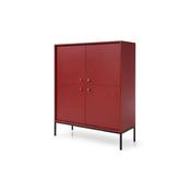 Mono High Cabinet Red 104cm image