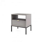 Nova Bedside Locker Matt Grey image