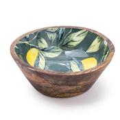 20cm Round Dish With Enamel Inlay Lemons image