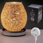 Golden Mosaic Electric Aroma Warmer Lamp image