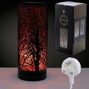 Red Tree Silhouette Electric Aroma Warmer Lamp image
