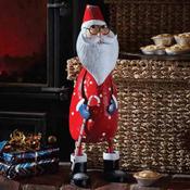 Metal Santa 44x15x15cm
