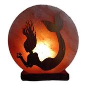 Mermaid Round Salt Lamp image