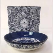 Slaneyside Marrakesh Serving Bowl Blue 11inch image