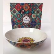 Slaneyside Marrakesh Flower Serving Bowl 11inch image