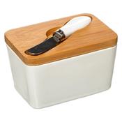 Ceramic Butter Dish With Knife image