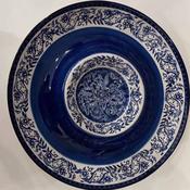 Slaneyside Marrakesh Chip &amp; Dip Dish Blue D13inch image