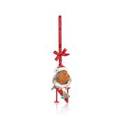 Alphabet Robin Christmas Decoration – N image