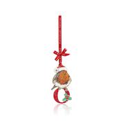 Alphabet Robin Christmas Decoration – O image