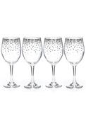 Newgrange Silver Dot Set of 4 Glasses image