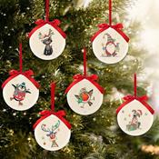 Bug Art Kooks Baubles Set of 6 image