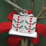 Gift with Coloured Stones Tree Decoration image