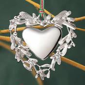 Mistletoe Heart Tree Decoration image