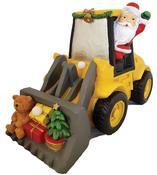 Santa in Yellow Digger