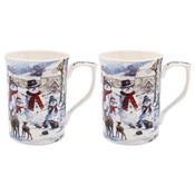 Magic of Christmas Set of 2 China Mugs image