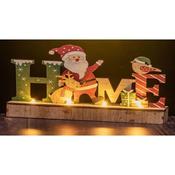 Santa LED Home Sign Wood H14cm image
