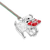 Dog with Gift Tree Decoration image