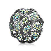 Leaf Brooch with AB Stones image