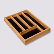 Bamboo Cutlery Tray 5 Compartments image