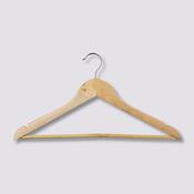 Pack of 8 Wooden Clothes Hangers image