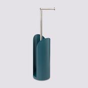 Flexible Metal Toilet Roll Holder in Teal image