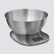 Digital Kitchen Scales with Stainless Steel Bowl image