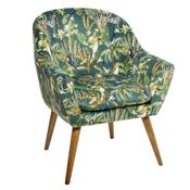 Sango Jungle Patterned Armchair W70xD65xH83cm image