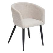 Marlo Beige Velvet Armchair W55xD55xH76cm image