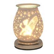 White Satin Seated Fairy Electric Melter H16cm image