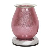 Pink Sparkle Glass Electric Wax Melter H18cm image