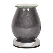 Pewter Colour Glass Electric Melter H18cm image