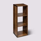 Dark Wood 3 Compartment Unit 345x320x1005mm image