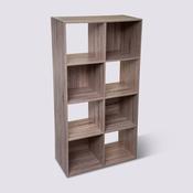 8 Compartment Shelf Unit Natural 134x67x32cm image