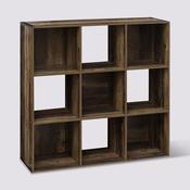 Dark Wood Col 9 Compartment Unit 1005x1005x320mm image