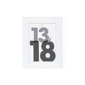 Flat White 13x18cm  Photo Frame image