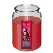 Red Fruits Lidded Glass Candle 510g image