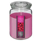 Raspberry Lidded Glass Candle 510g image