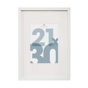 White 21x30cm Photo Frame image